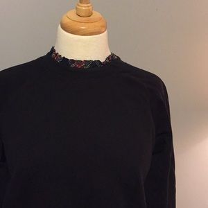 NWT JCREW TARTAN SWEATSHIRT